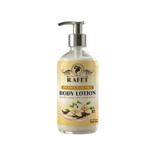 RAFET Infinite Radiance Natural Body Lotion for Dark Spots, Stretch Marks & Smooth Skin – 250 ml / 8.45 fl oz