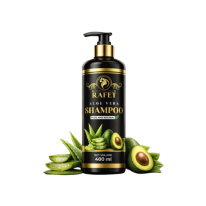 RAFET Aloe Vera Hydrating Shampoo for Soft, Frizz-Free & Healthy Hair – 400 ml / 13.5 fl oz
