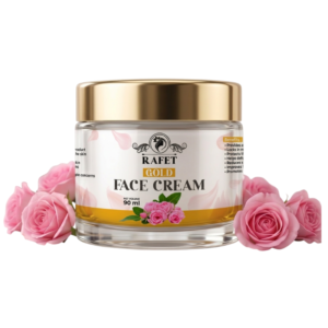 Rafet Gold Face Cream Deep Hydration & Skin Nourishing Moisturizer 90ml / 3 fl oz